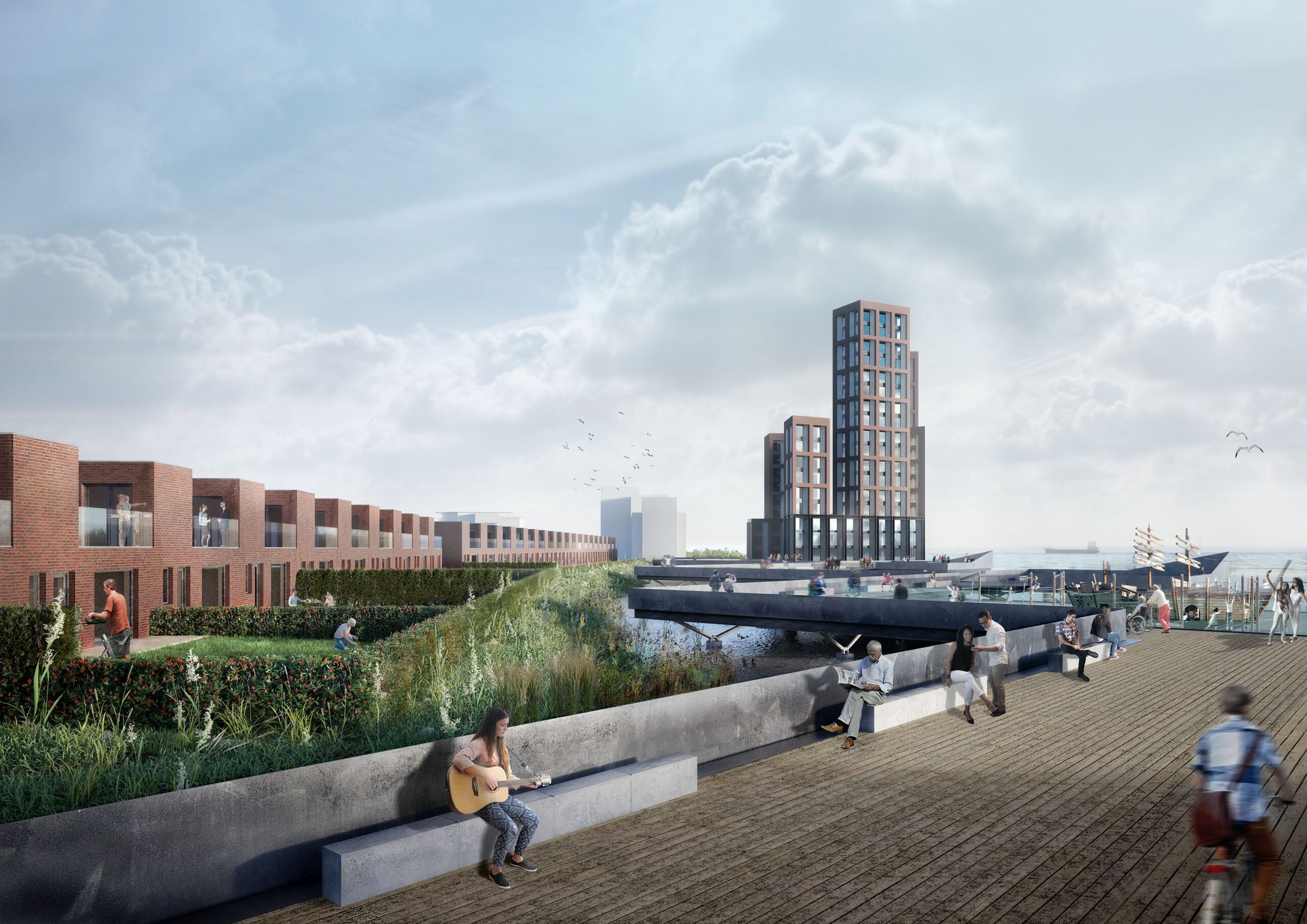 Simon Foote Architects Derby - Residential urban neighbourhood concept