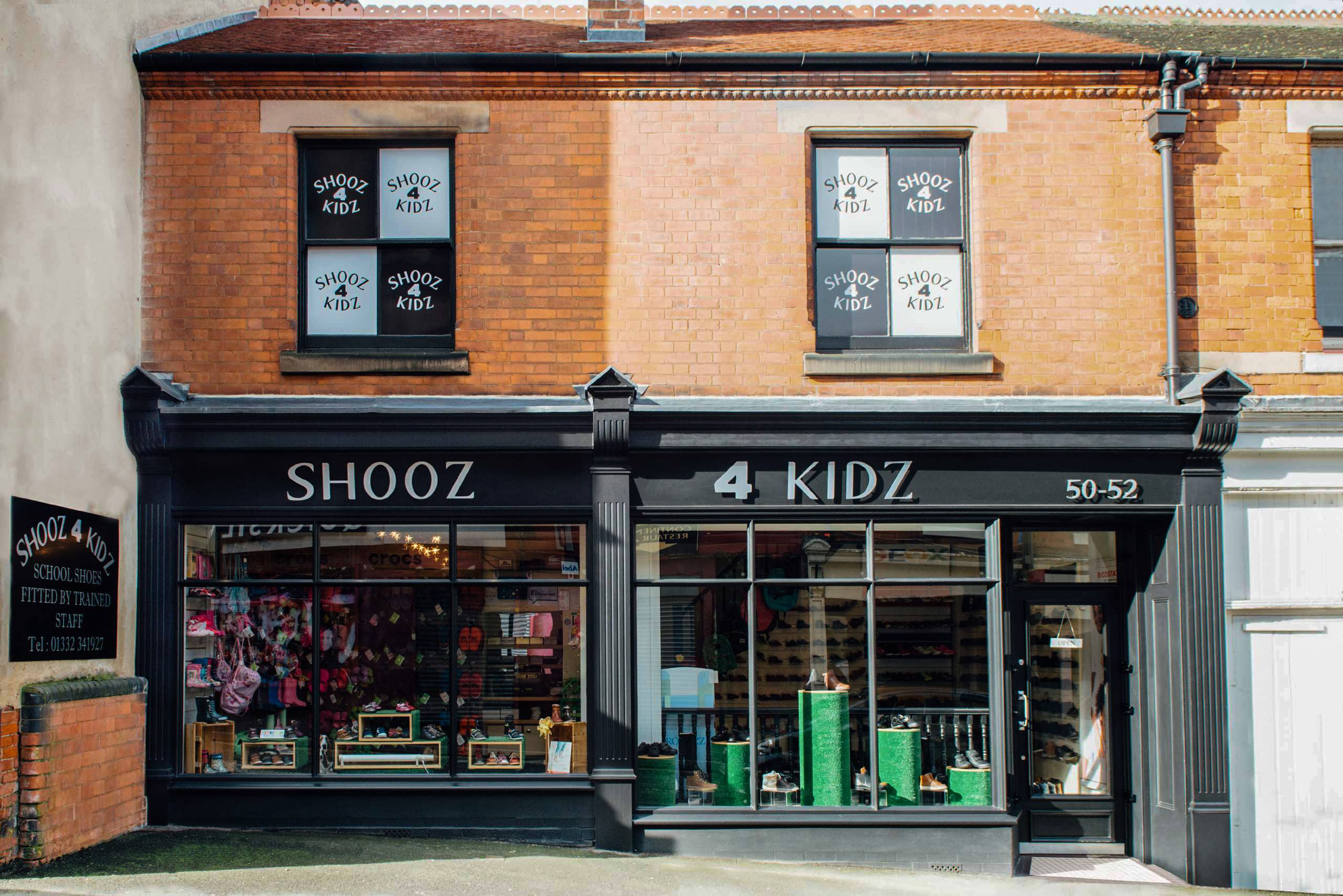 Simon Foote Architects Derby - Shop Front Renovation - Shooz4kids