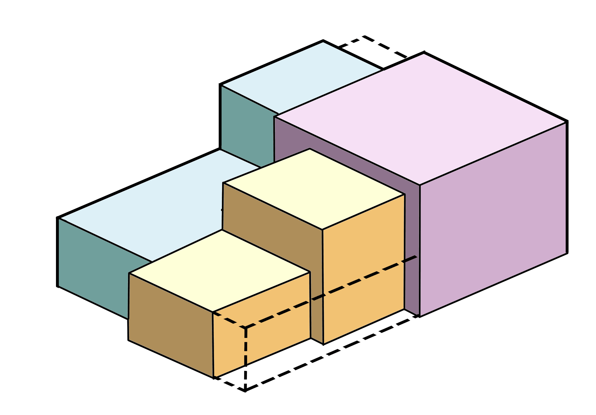 Simon Foote Architects Derby Residential Contemporary New Build Massing Illustration Diagram